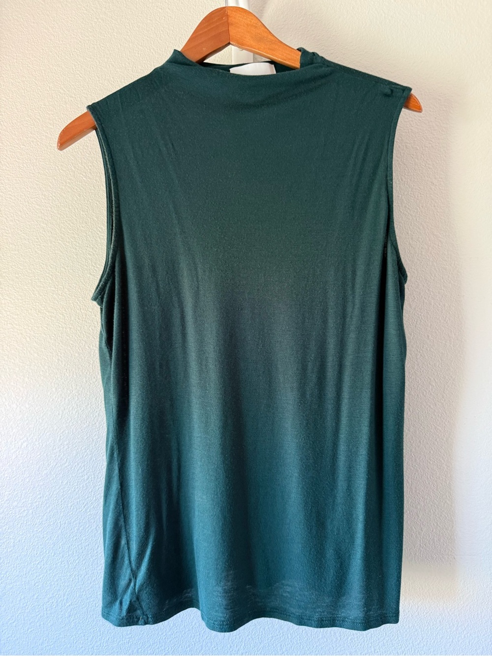 Nordstrom rack emerald green Mock Neck Sleeveless Tank